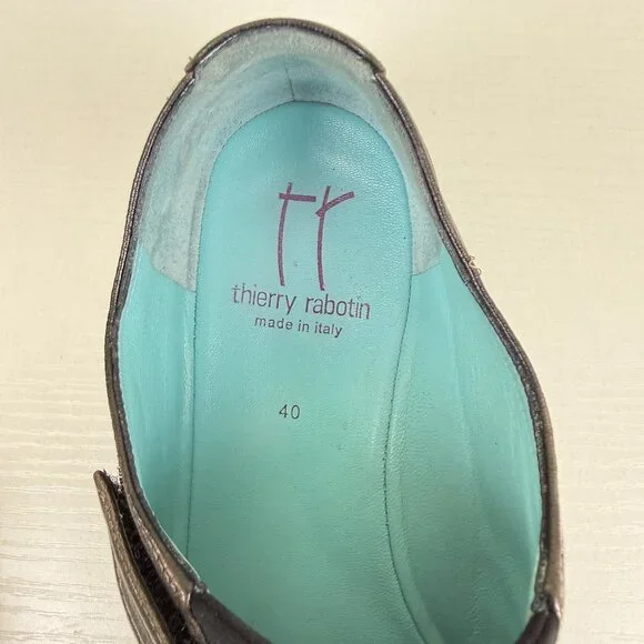 Thierry Rabotin Lena Walking Shoes Crisscross Elastic Strap and Soft Leather - Picture 8 of 10